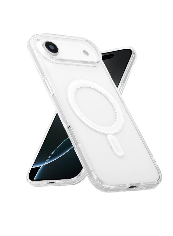 Mini Treasures Magnetic Case for iPhone 17 Air 6.5 inch Compatible with MagSafe, Shockproof Protective Cover, Scratch Resistant Clear Back (Transparent) - Image 4