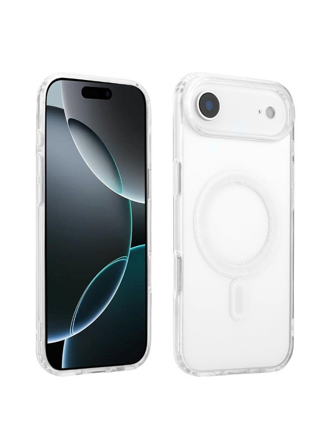 Mini Treasures Magnetic Case for iPhone 17 Air 6.5 inch Compatible with MagSafe, Shockproof Protective Cover, Scratch Resistant Clear Back (Transparent) - Image 1