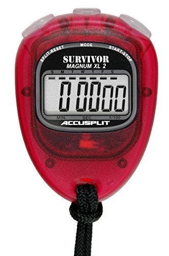 Accusplit New Survivor 2 -Cherry New Survivor SX 2 Series Stopwatch - Image 1