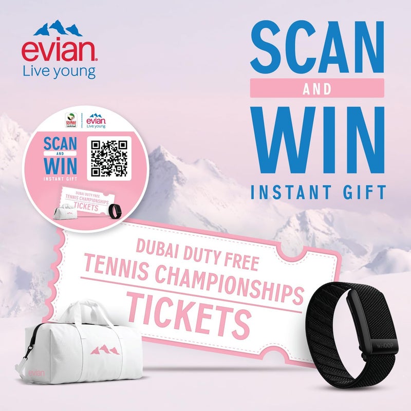 Evian مياه إيفيان المعدنية الطبيعية - 6 زجاجات سعة 1.5 لتر - Image 2