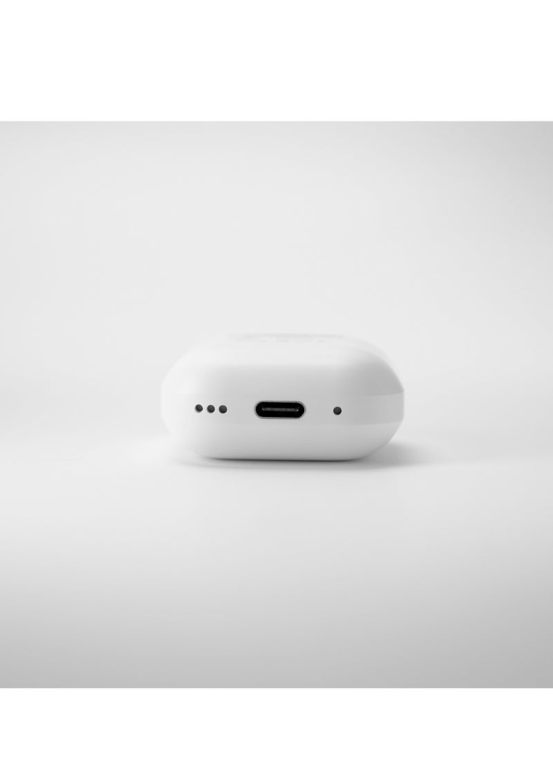Mezone - LightFun TWS Mini Wireless Earbuds with Lanyard, Touch Control, 4 Hours Playing Time & Bluetooth 5.3 Earphone White - Image 1