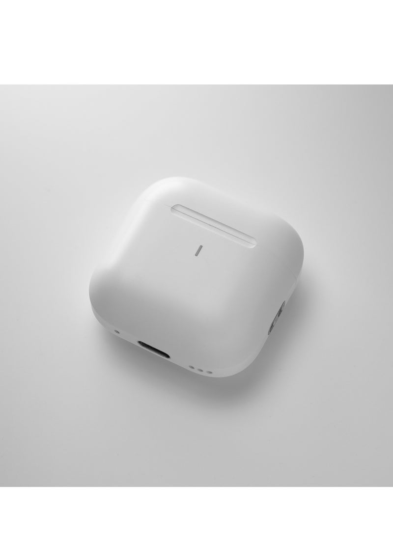 Mezone - LightFun TWS Mini Wireless Earbuds with Lanyard, Touch Control, 4 Hours Playing Time & Bluetooth 5.3 Earphone White - Image 1