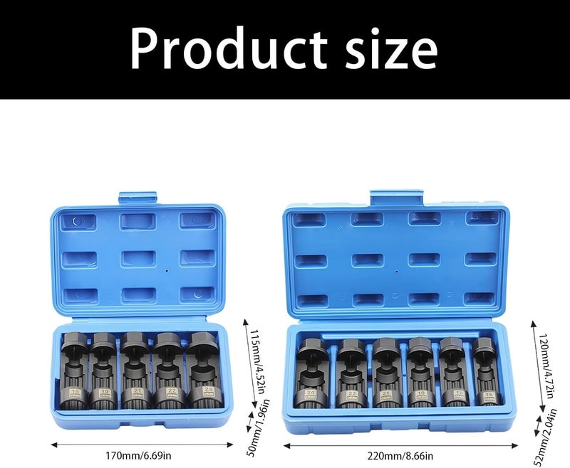 ordinarYone High Strength Steel Shock Absorbing Seat Nut Removal Socket Specifically for on Designated Models Stripping a - Image 4