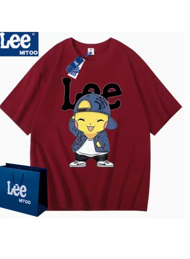 LEE New Casual Breathable Versatile Short Sleeved Shirt