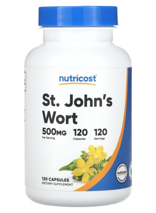 Nutricost St. John's Wort 500 mg  120 Capsules