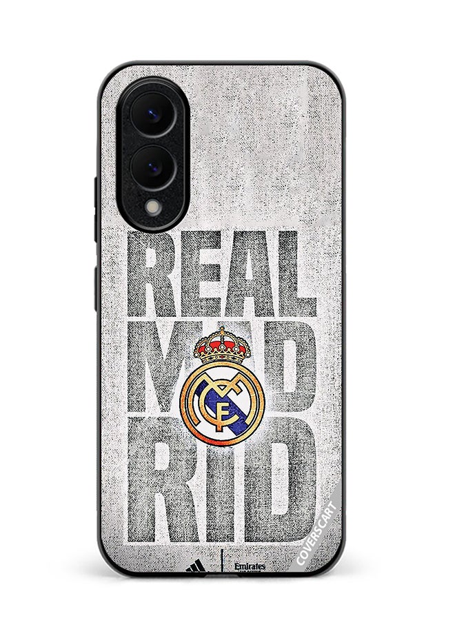 COVERSCART Protective Case Cover For Samsung Galaxy S25 Edge Real Madrid Design Multicolour