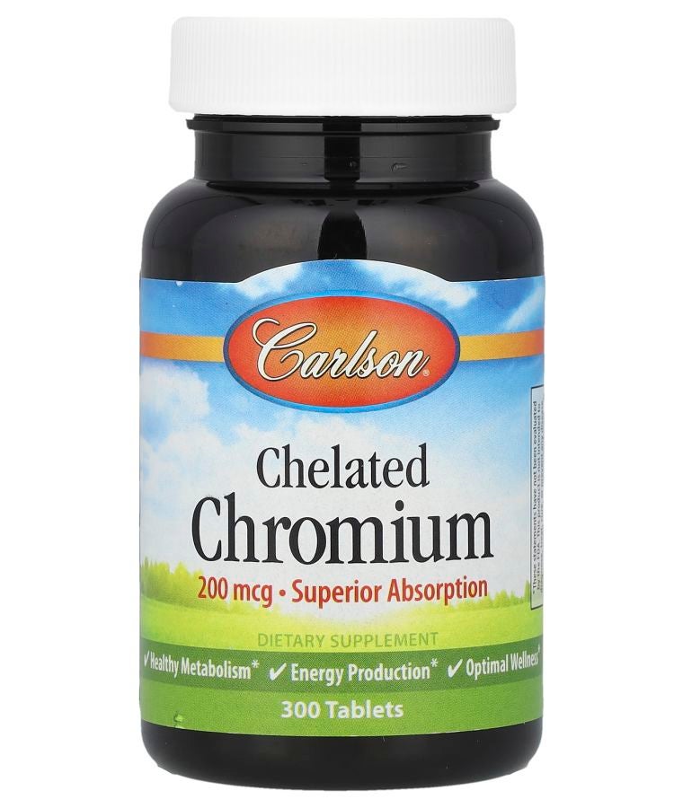 Chelated Chromium 200 mcg 300 Tablets