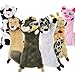 SHARLOVY Dog Squeaky Toy No Stuffing 6 Pack Dog Toys Crinkle for Small Puppy Durable Chew Plush Cute Animals Natural for Teething Pet - Image 3
