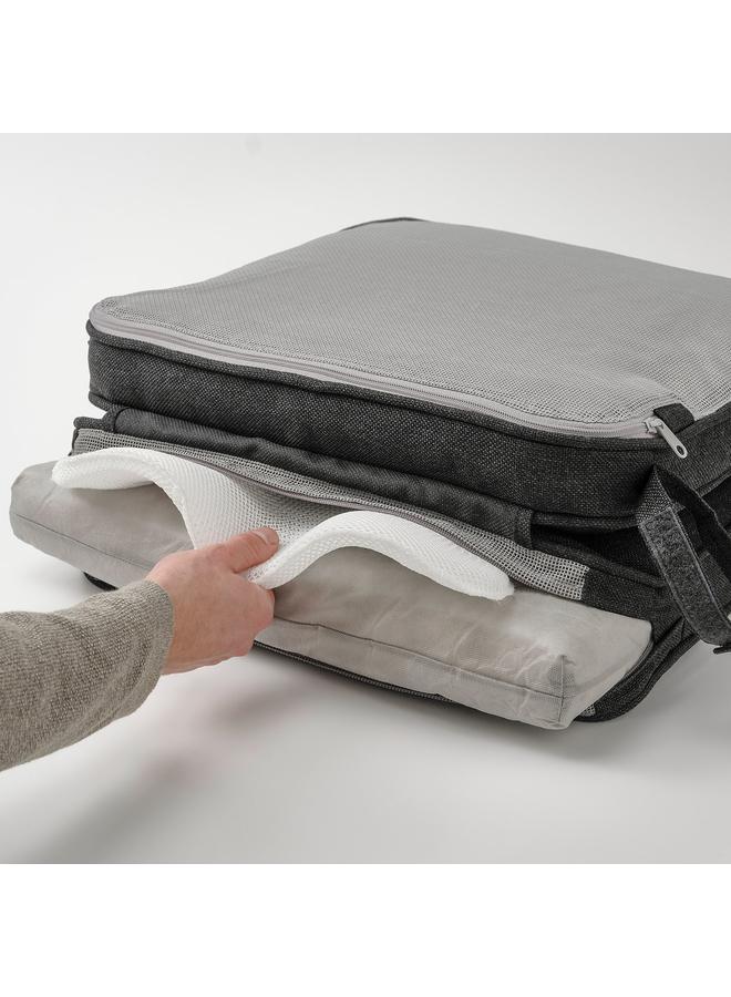 Zaboon Seat/back cushion, outdoor, anthracite, 116x45 cm - Image 3