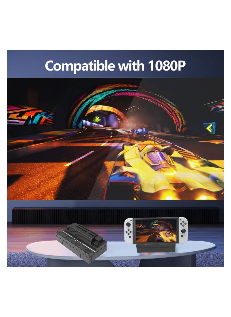 SYOSI - Switch Dock, Switch TV Dock with LAN Adapter for Switch/Switch OLED, Portable Multi-Port Design, Specially Designed for Switch/Switch OLED - Image 1