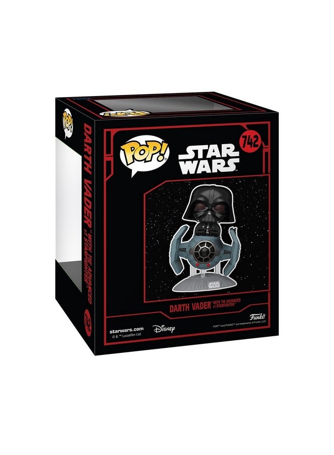 Funko فانكو بوب! رايدز ديلوكس: ستار وورز داركسايد - تي آي إي أدفانسد إكس1 مع دارث فيدر - تمثال فينيل قابل للجمع - فكرة هدية - منتجات رسمية - للأطفال والبالغين - لمحبي الأفلام - Image 3