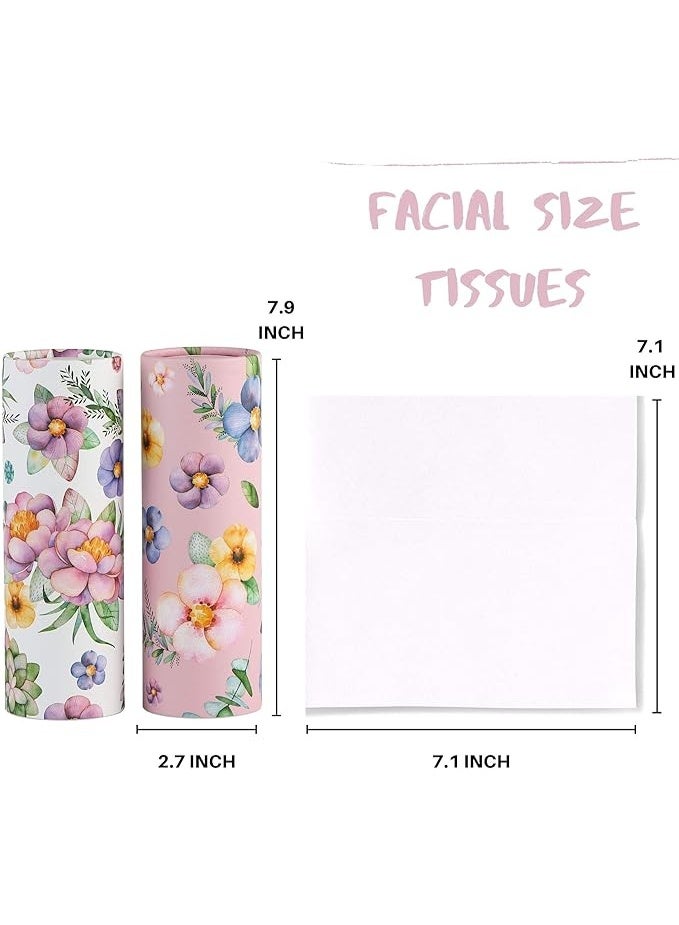 4-Cilynder Tissue Box for car, Round Tissue box Decoration - Image 2