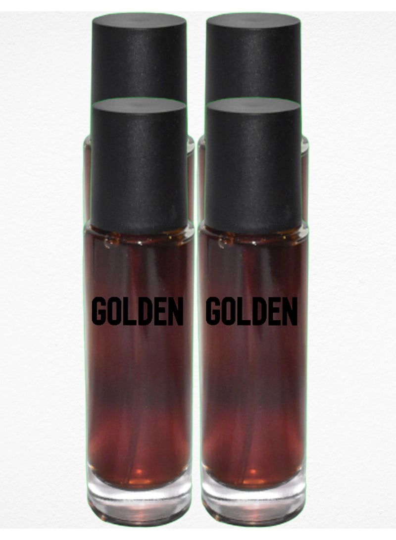 PYRON 4 Pieces Golden Perfume 30 Ml EDP - Image 1