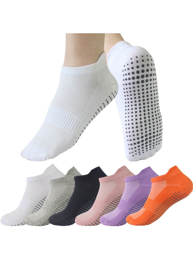 Generic 6 Pairs Anti Slip Yoga Socks For Women，Non Slip Socks Pilates Socks For Yoga，Pilates，Ballet，Dance，Workout  - Image 2