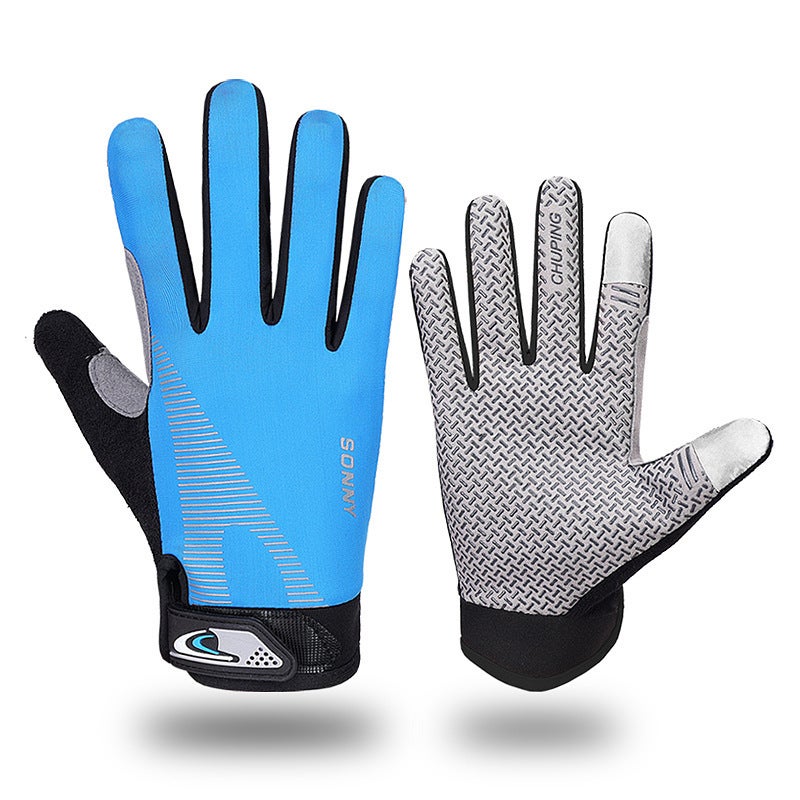 Sports Gloves With Air Cushion Anti Slip Wear Resistant Protection For Fitness Cycling And Outdoor Activities - Image 1