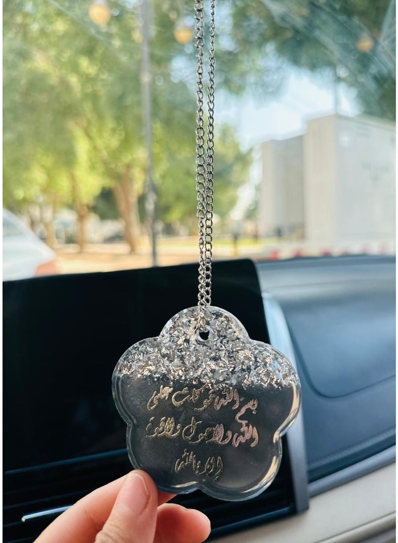 Elegant car hanging ornament crafted from premium resin – a stylish decorative accessory for the car rearview mirror. - Image 1