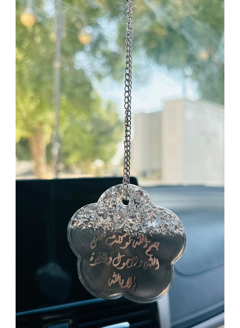 Elegant car hanging ornament crafted from premium resin – a stylish decorative accessory for the car rearview mirror. - Image 2