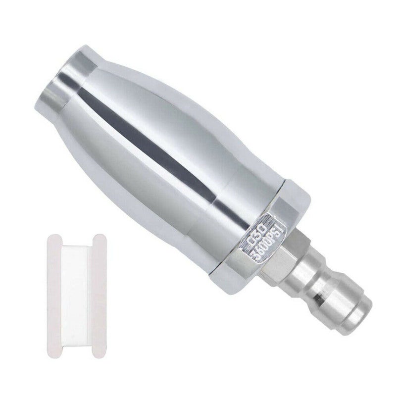 Pressure Washer Quick Connector: 304 Stainless Steel 1/4 Inch Ceramic Core, Rust & Corrosion Resistant, 3600 PSI 3.0 GPM, 360° Powerful Water Flow - Fits Most Pressure Washer Wands For Garage, Boat, C - Image 1