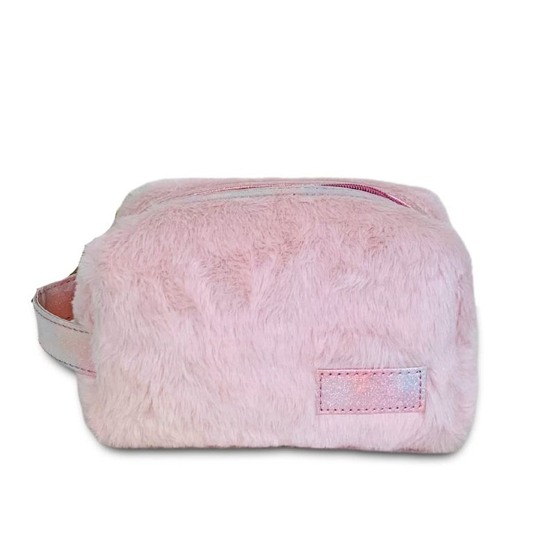 STRUTT حقيبة مستحضرات التجميل للنساء، حقيبة مكياج، حقيبة تجميل مقاومة للماء، حقيبة مكياج، مجموعة تنظيم السفر (وردي) - Image 1