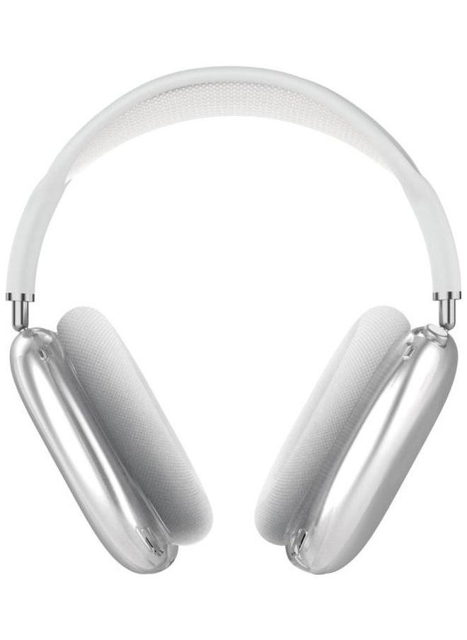 A Pair Full Coverage Anti-scratch Silicone Headphone Protective Case for AirPods Max Clear