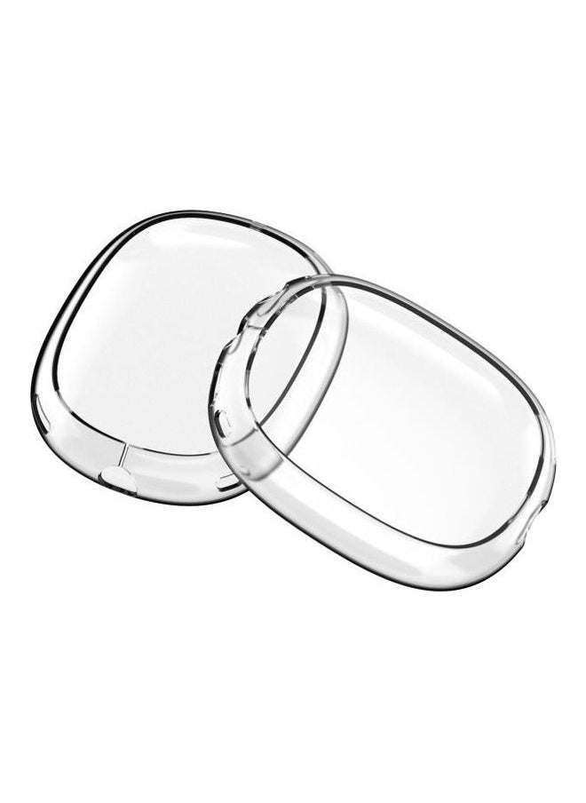 A Pair Full Coverage Anti-scratch Silicone Headphone Protective Case for AirPods Max Clear