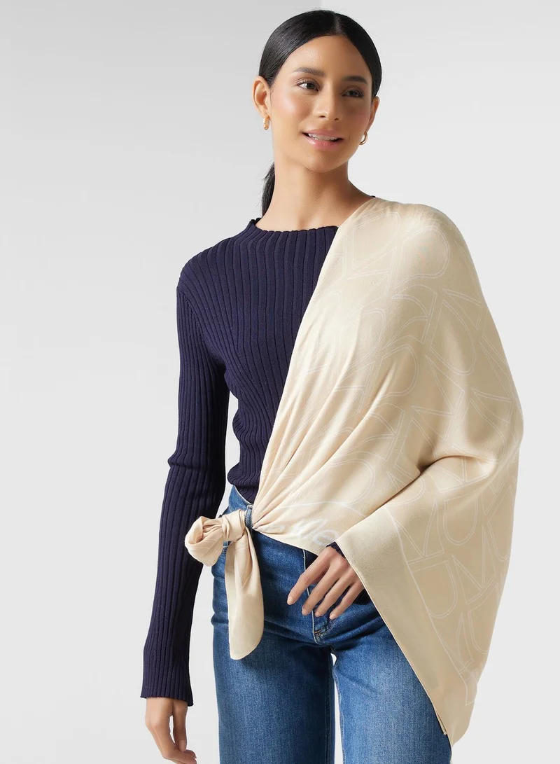 CALVIN KLEIN Monogram Scarf