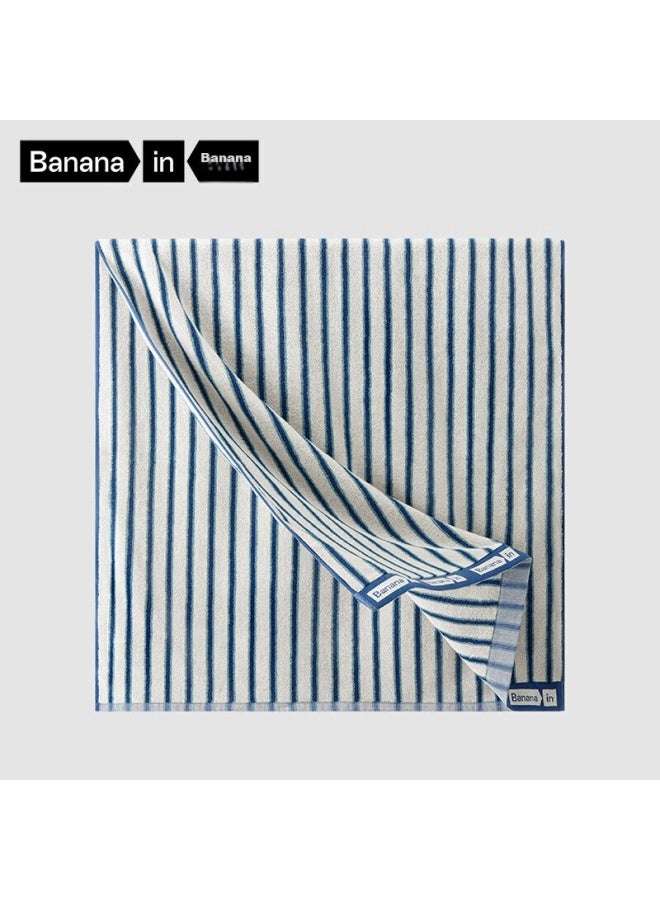 Bananain Jiaonei 301h Bath Towel For Men And Women, Cotton-feel Shower Towel, Extra Large And Thick, 100% Cotton, Absorbent And Antibacterial - Tide Blue - Image 1