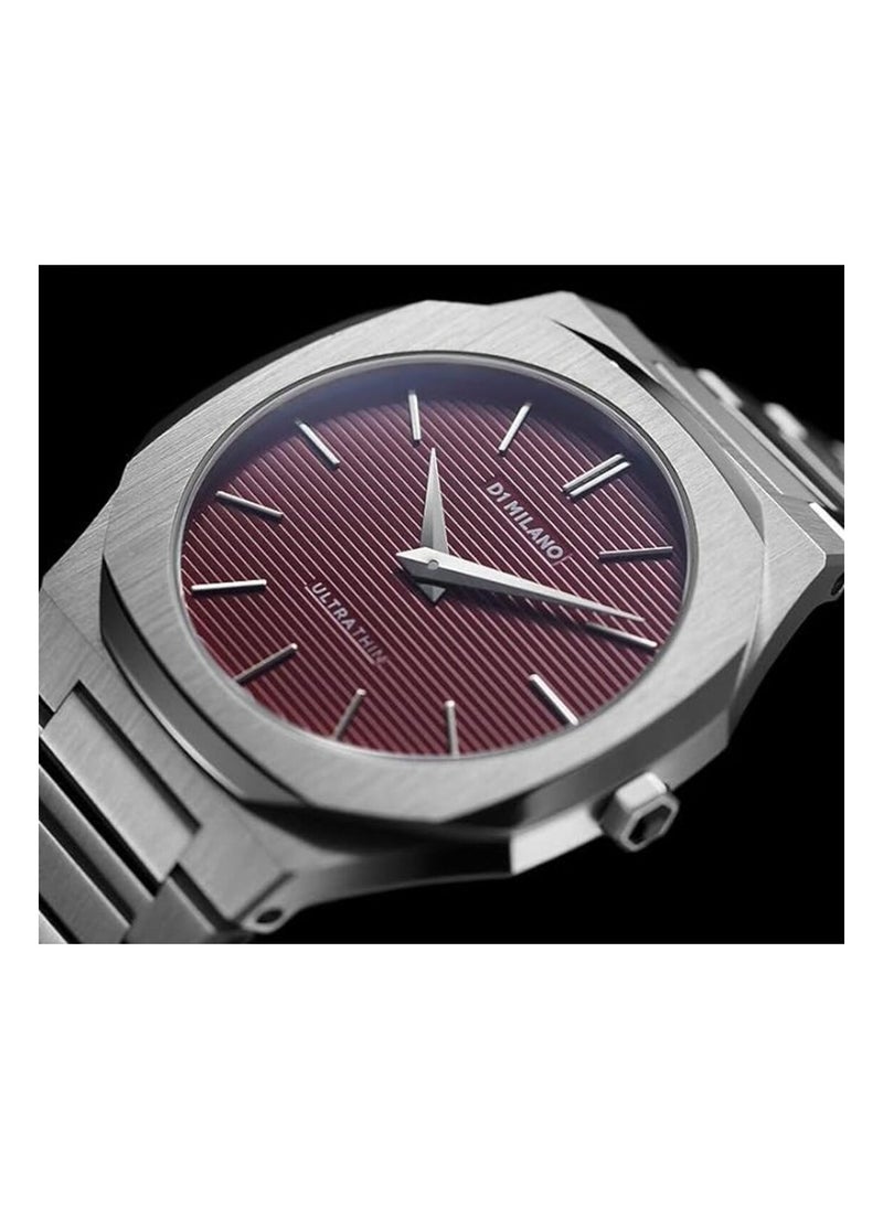 D1 MILANO - D1 Milano Red Dial Analog Ultra Thin Men's Watch | UTBJ11 - Image 1