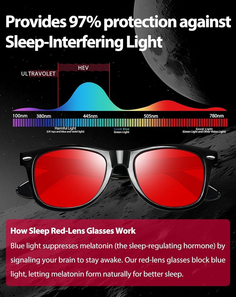 Joopin Non sticky surface Blue Light Glasses for Women Men Eyeglasses Square Frame Computer Gaming UV Blocking Filter Anti Blue Ray Screen Photochromic Sunglasses Simple practical structure - Image 3