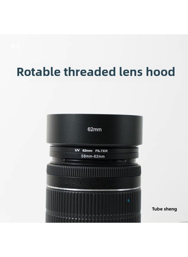 Filter Adapter Ring Camera Filter Aperture Adapter Ring Adjustable Nd Black Flexible Polarizer 49mm SLR Lens 67-Color:52mm-to 67mm - Image 3