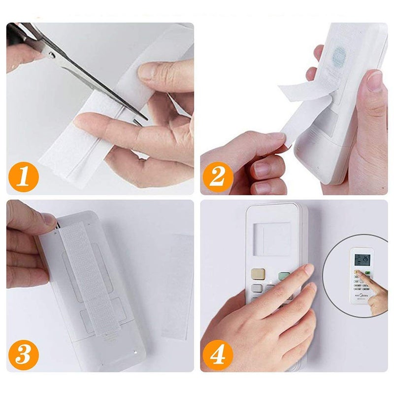 RED Wind Adhesive Hook 25MTS_Adhesive Loop 25MTS with Easy Removal Sticker 20mm_25 MTS or 82 Feets White Color with Industrial Cutter_Measuring Tape RW5  - Image 5