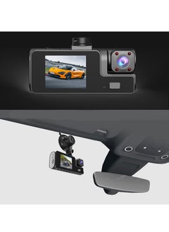 SYOSI Dash Cam Car Camera Suction Cup Type Dash Cam Front and Inside 1080P FHD Dash Camera with 140 Degrees Wide 24 Hours Parking Monitor Loop Recording Motion Detection Easy to Install  - Image 3