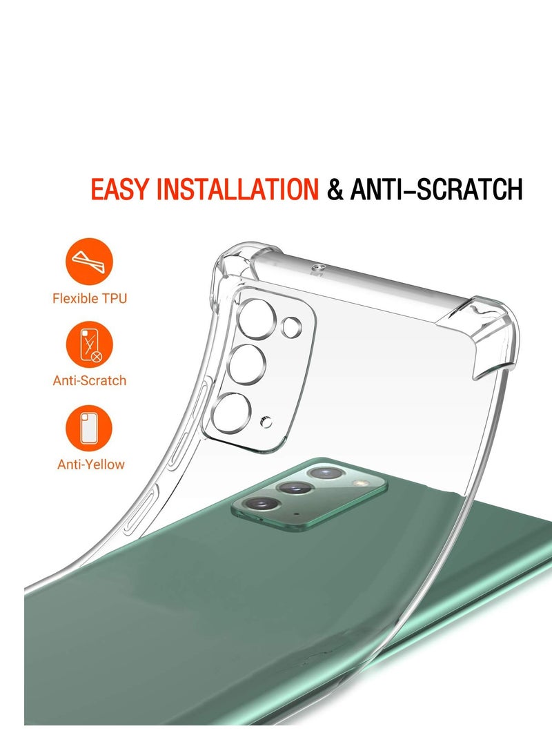 Anti-Shock Protectiv Case For Samsung Galaxy Note 20 Clear - Image 3