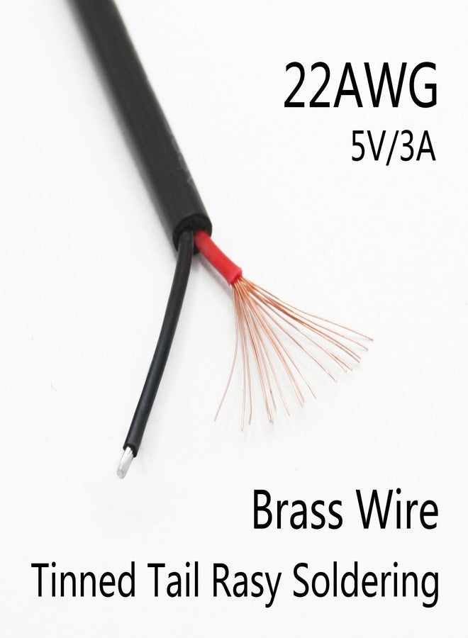 Maixbomr Right Angle USB C to 2 Pin Bare Wire Open End Wire 1M/3FT, 90 Degree USB Type C Male Plug Pigtail Power Cable 22AWG 5V/3A, for USB C Equipment Installed or Replacement Repair DIY Cable(2Pcs) - Image 4