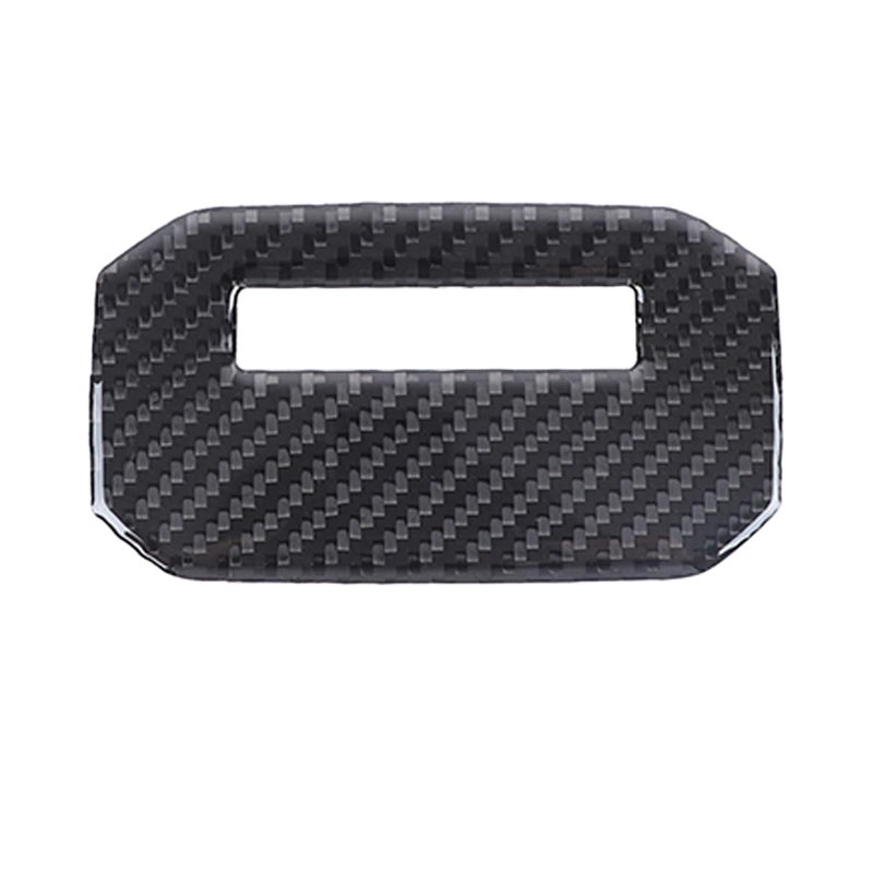 Heutamo Center Console Dashboard Sticker Decoration Compatible with Toyota Land Cruiser Prado 250 J250 LC250 2024 2025 Accessories Black Soft Carbon Fiber Interior Trim Accessories