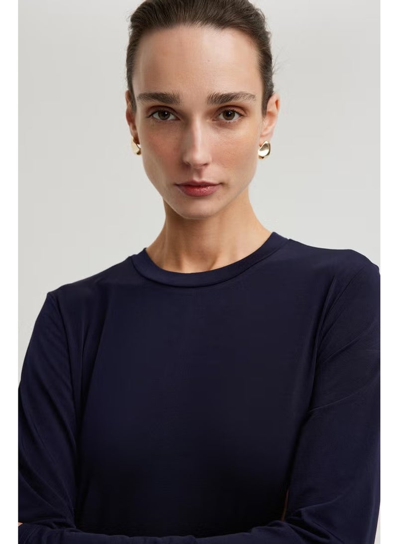 Touche Navy Maxi Dress - Image 2