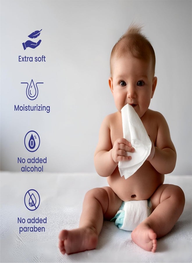 Silk Soft Baby Wet Wipes - 60 Wipes Travel Packs (10 x 6 Packs) | Fragrance-Free, Alcohol-Free & Hypoallergenic | Extra Thick, Moisturizing & Gentle on Sensitive Baby Skin - Image 5