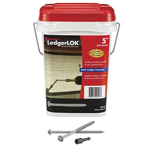 FastenMaster FMLL005B-250 LedgerLOK Ledger Board Fastener, 5 Inches, 250-Count - Image 3