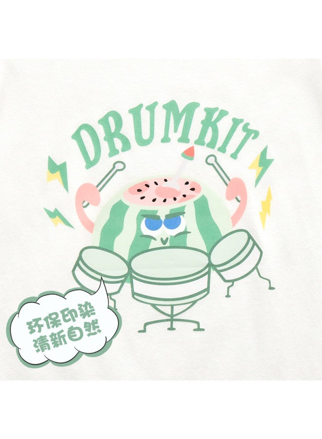 Doxiluka Baby Summer Thin Short-sleeved Romper Infant Onesie Cartoon Sleepwear Crawling Outfit - Image 3
