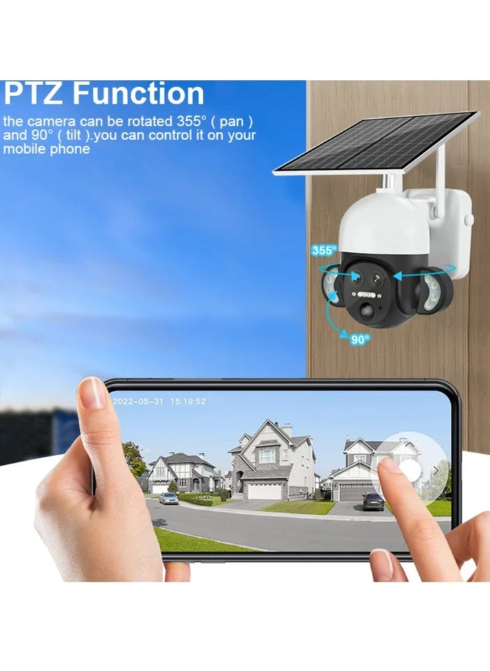 SOLAR WATT Camera with Memory Input HD Solar Powered Security Waterproof Dustproof Smart Tracking Technology Easy to Install and Control  - Image 4