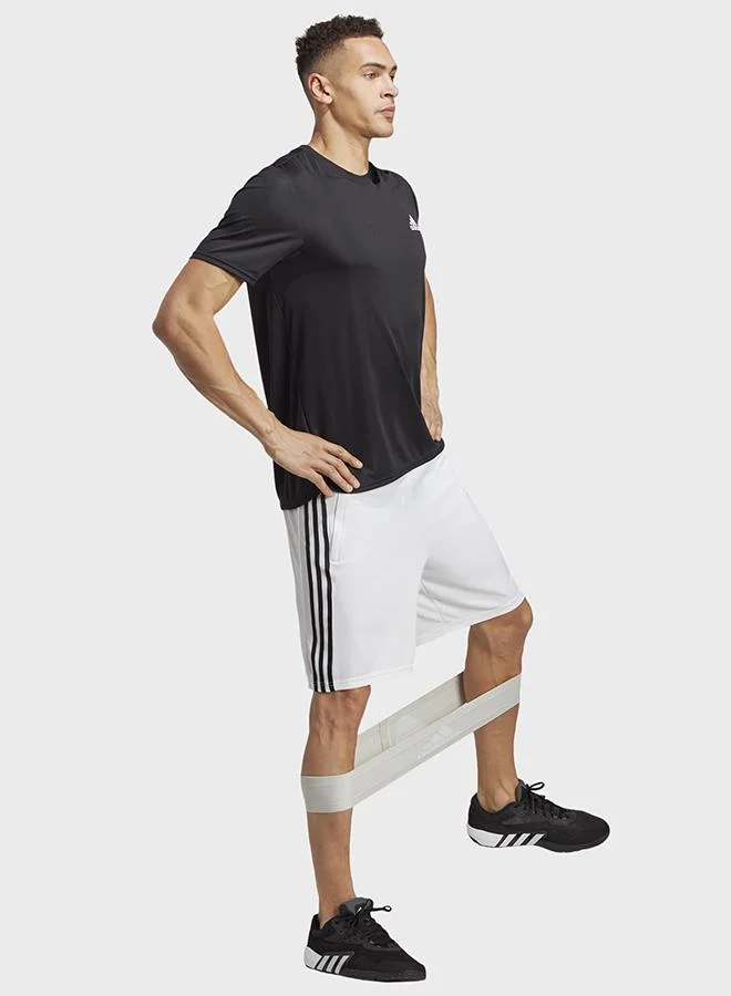Adidas Train Essentials Piqué 3-Stripes Training Shorts