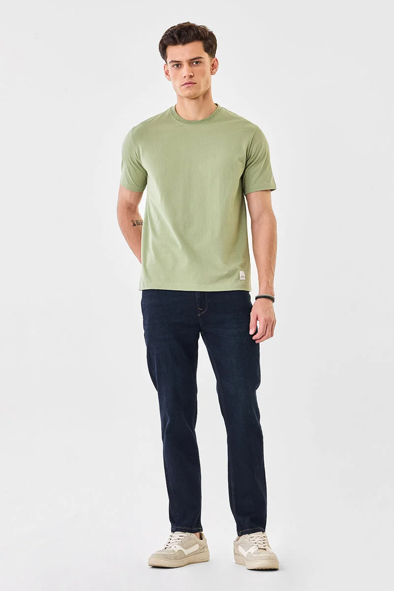 SNITCH Blue Slim Fit Stretch Luxe Jeans for Men | Best Price UAE