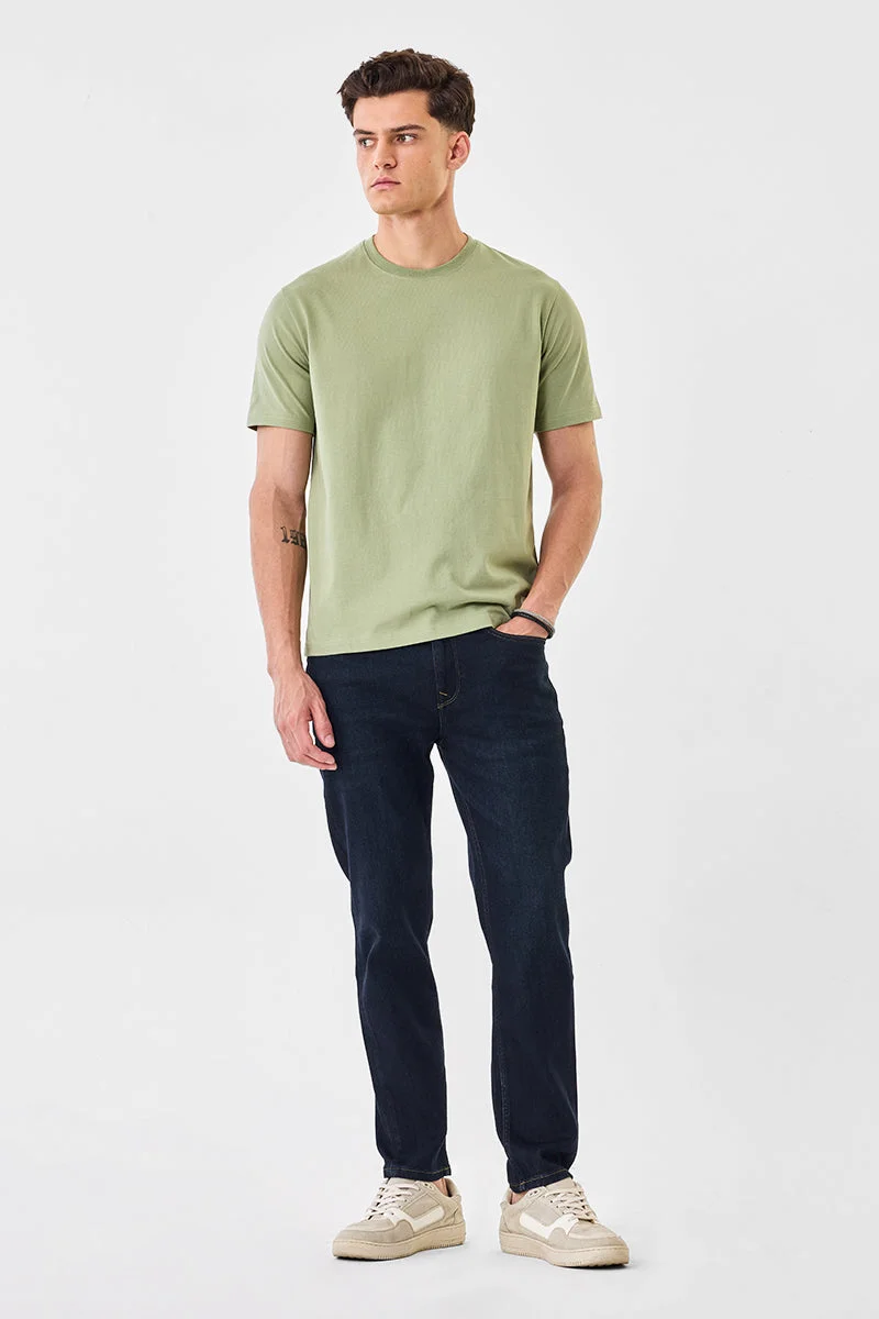 SNITCH Blue Slim Fit Stretch Luxe Jeans for Men | Best Price UAE