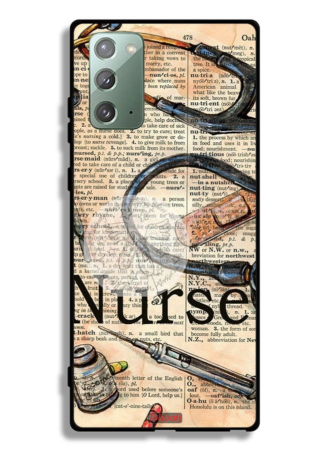 Tolwak Samsung Galaxy Note 20 Protective Case Cover Nurse Vintage Tools - Image 2