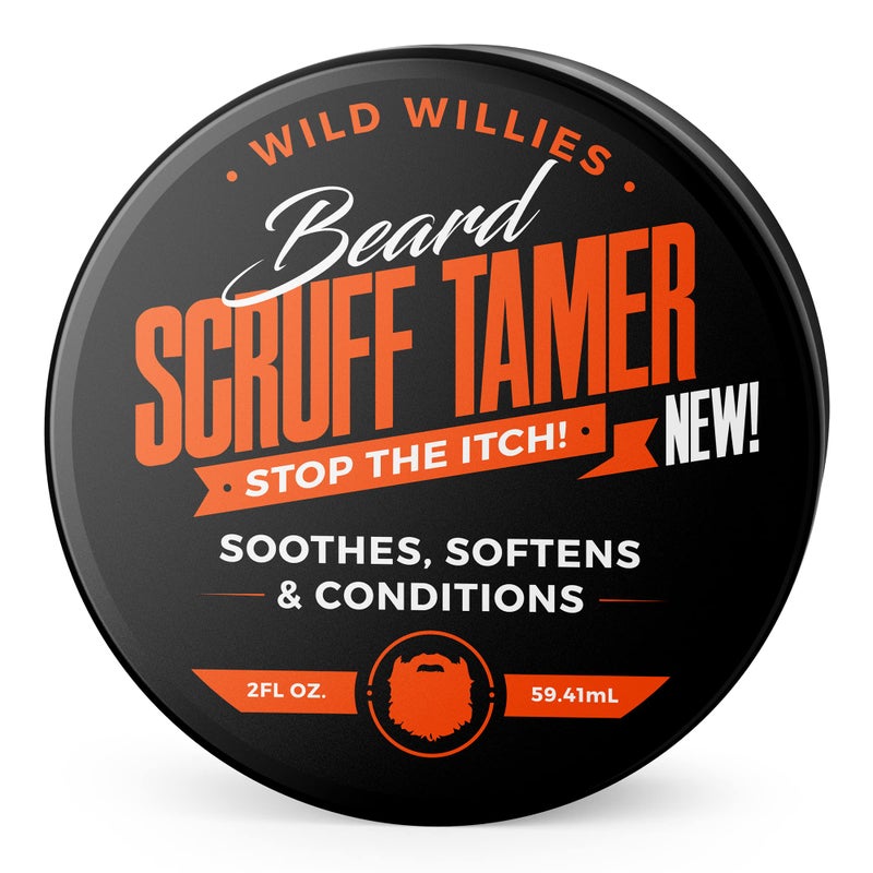 Wild Willies Beard Cream - Scruff Tamer for Short Beards & Stubble, Soothes & Nourishes with Green Tea Extract & Aloe Vera Gel - Image 1