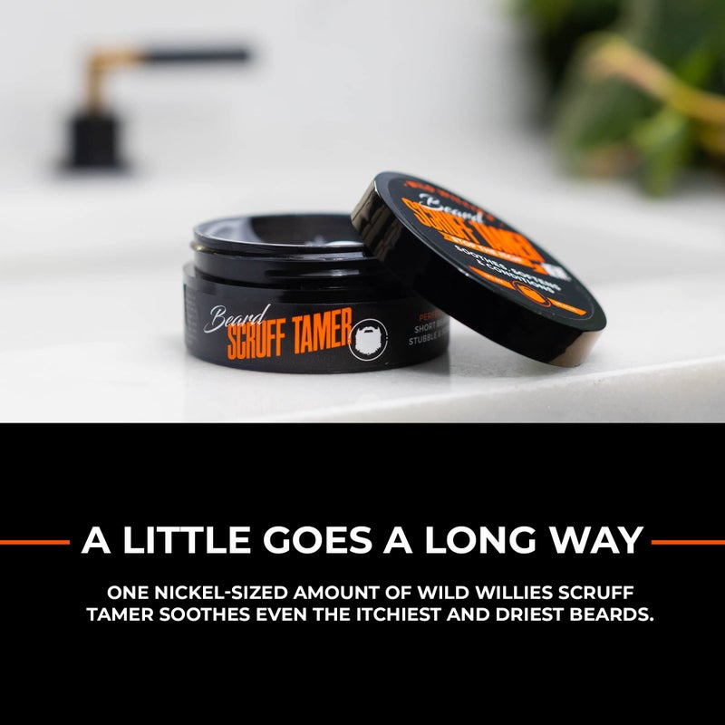 Wild Willies Beard Cream - Scruff Tamer for Short Beards & Stubble, Soothes & Nourishes with Green Tea Extract & Aloe Vera Gel - Image 4