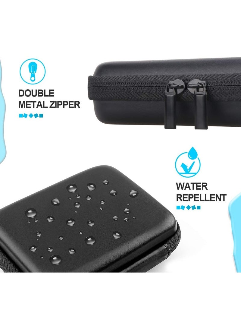 Lacdo 2-in-1 External SSD Carrying Case for SanDisk Extreme Portable External SSD SDSSDE60-G25 / G-Technology G-Drive Mobile SSD 250G 500G 1TB 2TB USB 3.1 USB-C Shockproof Protective Travel Bag, Black - Image 2