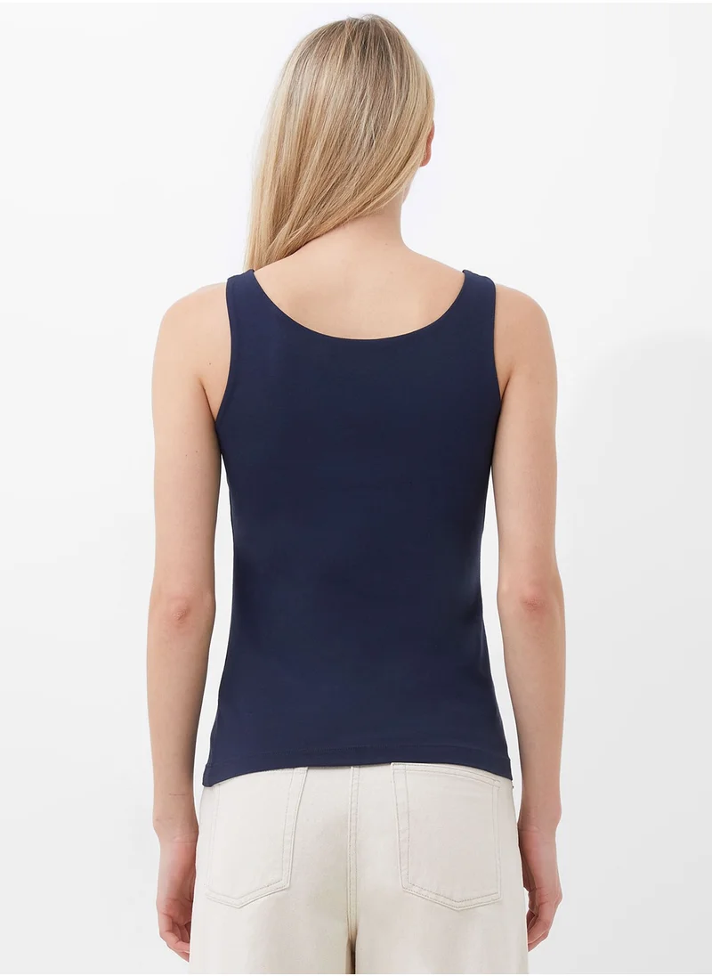 فرنش كونكشن Cotton Organic Stretch Tank