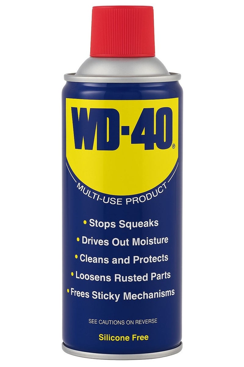 دبليو دي-40 WD-40 بخاخ متعدد الاستخدام - يقوم بتشحيم الأجزاء الصدئة وتنظيفها وحمايتها وتفكيكها - 330 مل - Image 1