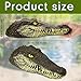 Yulejo Pond Floating Alligator Head Decoy Pool Accessories 126 Inches Outdoor Pools Float Fake Alligator Head Crocodile Heads Decoy for Goose Heron Duck Control Garden Patio Accessories - Image 3